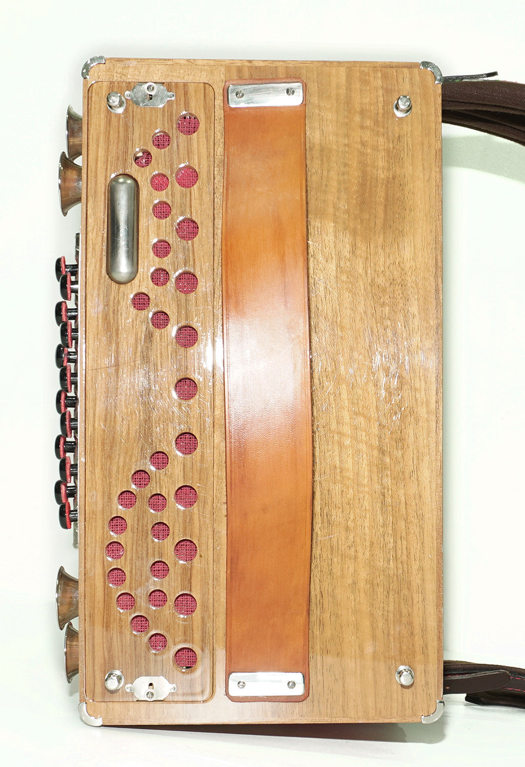 Close to New! Hlavacek Unique Diatonic Harmonica Button Accordion Garmon made in Czechoslovakia Rare Luxury Heligonka, Fantastic sound! 2530
