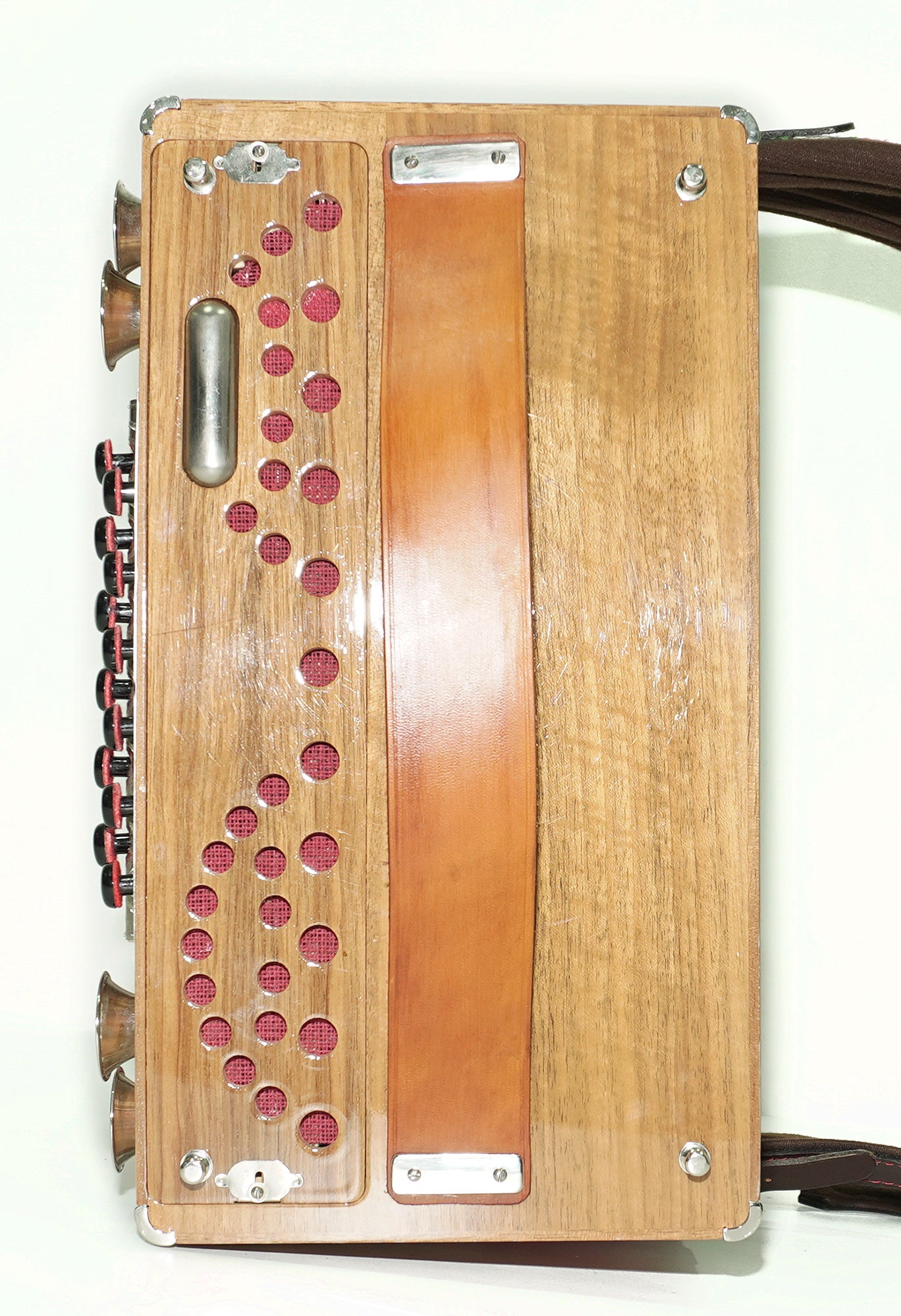 Close to New! Hlavacek Unique Diatonic Harmonica Button Accordion Garmon made in Czechoslovakia Rare Luxury Heligonka, Fantastic sound! 2530