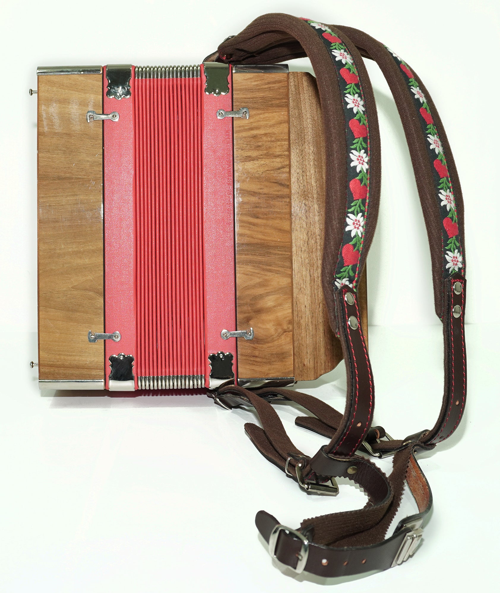 Close to New! Hlavacek Unique Diatonic Harmonica Button Accordion Garmon made in Czechoslovakia Rare Luxury Heligonka, Fantastic sound! 2530