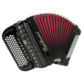 Royal Standard Button Accordion 96 Bass, made in Germany, C Griff Concert Akkordeon Lightweight, with Straps and Hard Case, 2547