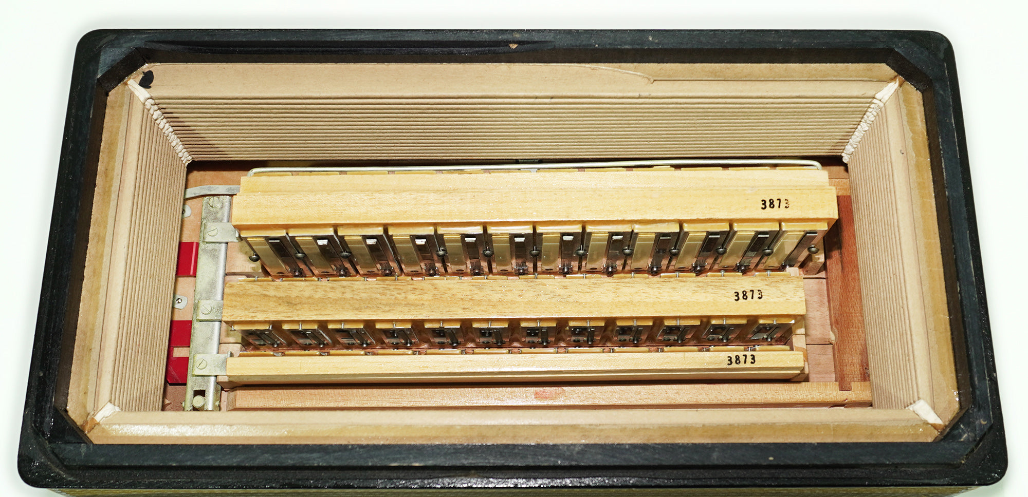 Hohner Maestro III 5 Row Lightweight Button Accordion Bayan 96 Bass made in Germany, C System, New Straps, Original Accordeone de Botones, 2553