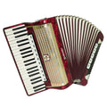 Original Weltmeister Accordion 120 Bass made in Germany, New Straps and Soft Case for Gift, Vintage Keyboard Piano Accordian Musical Instrument, 2541