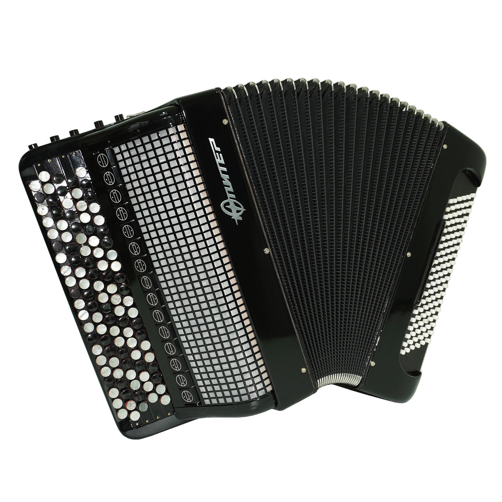 Jupiter Lux Button Accordion 120 Bass 5 Row Concert Bayan Double Cassotto Converter Free Bass, 2540, The Best Professional Musical Instrument!