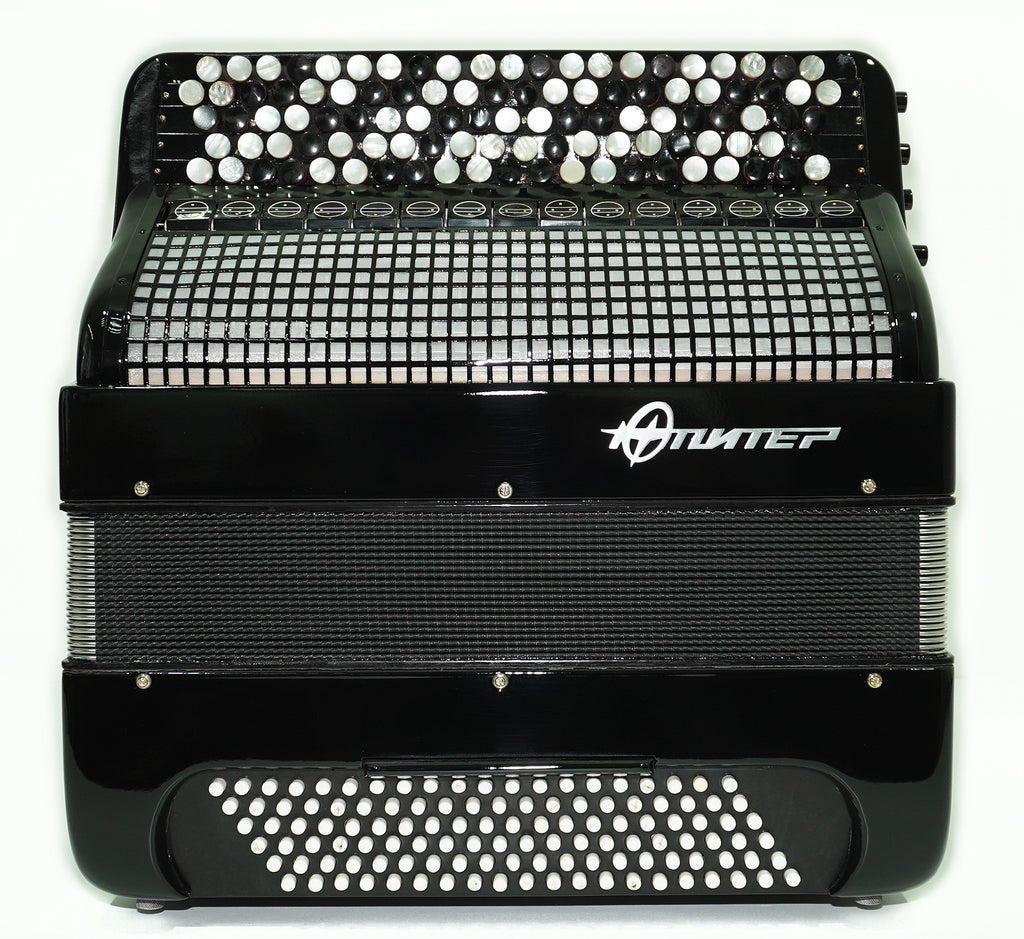 Jupiter Lux Button Accordion 120 Bass 5 Row Concert Bayan Double Cassotto Converter Free Bass, 2540, The Best Professional Musical Instrument!