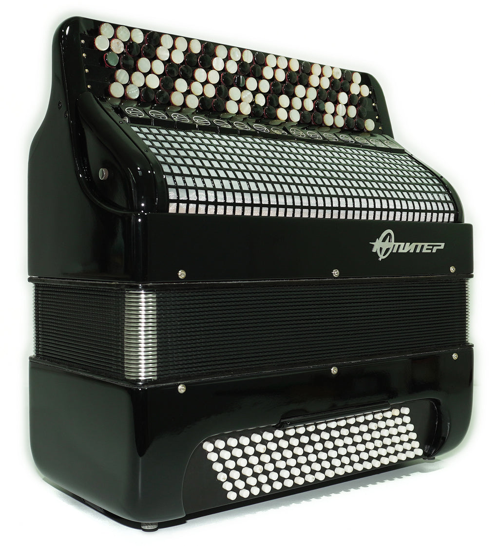 Jupiter Lux Button Accordion 120 Bass 5 Row Concert Bayan Double Cassotto Converter Free Bass, 2540, The Best Professional Musical Instrument!