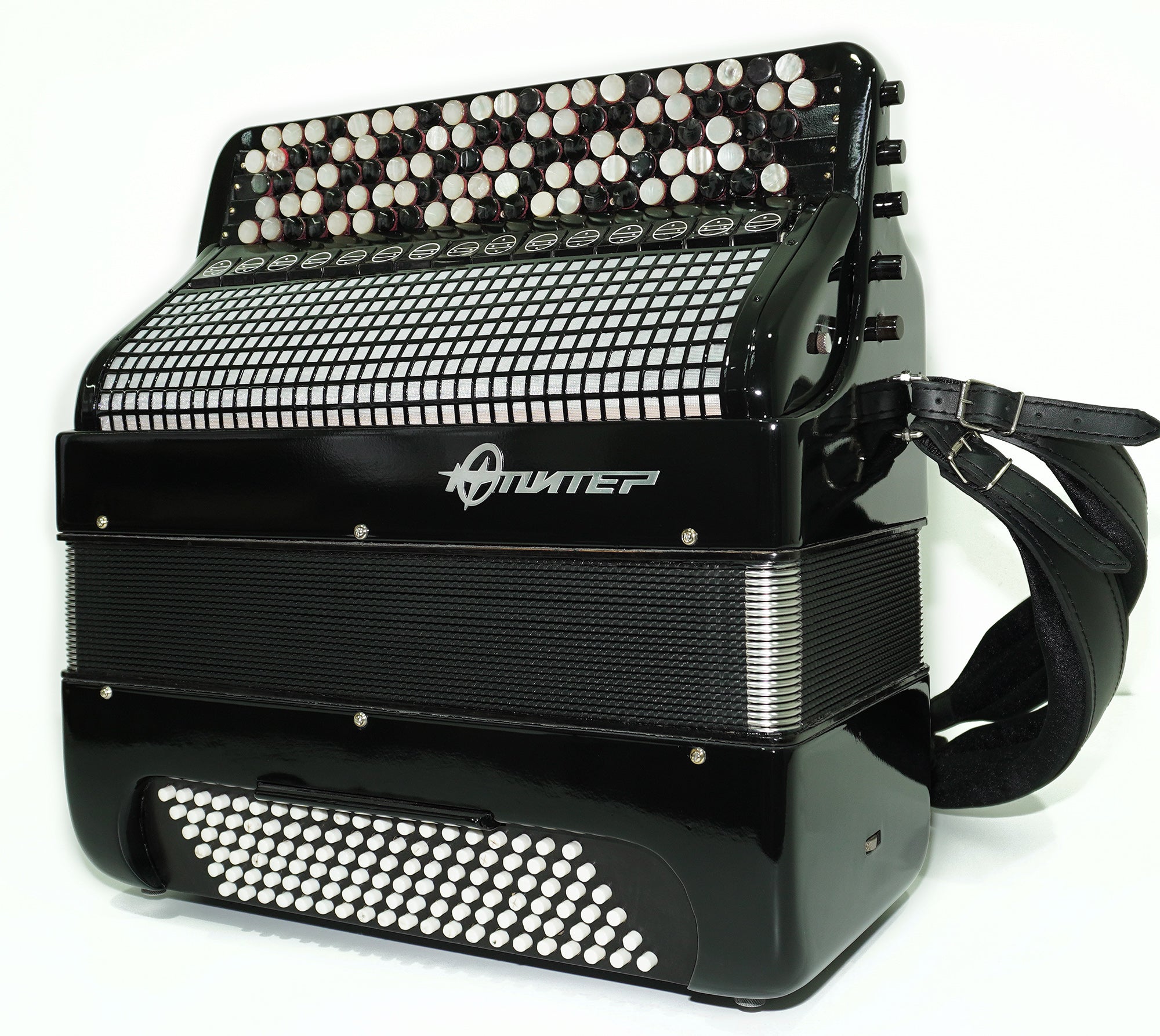 Jupiter Lux Button Accordion 120 Bass 5 Row Concert Bayan Double Cassotto Converter Free Bass, 2540, The Best Professional Musical Instrument!
