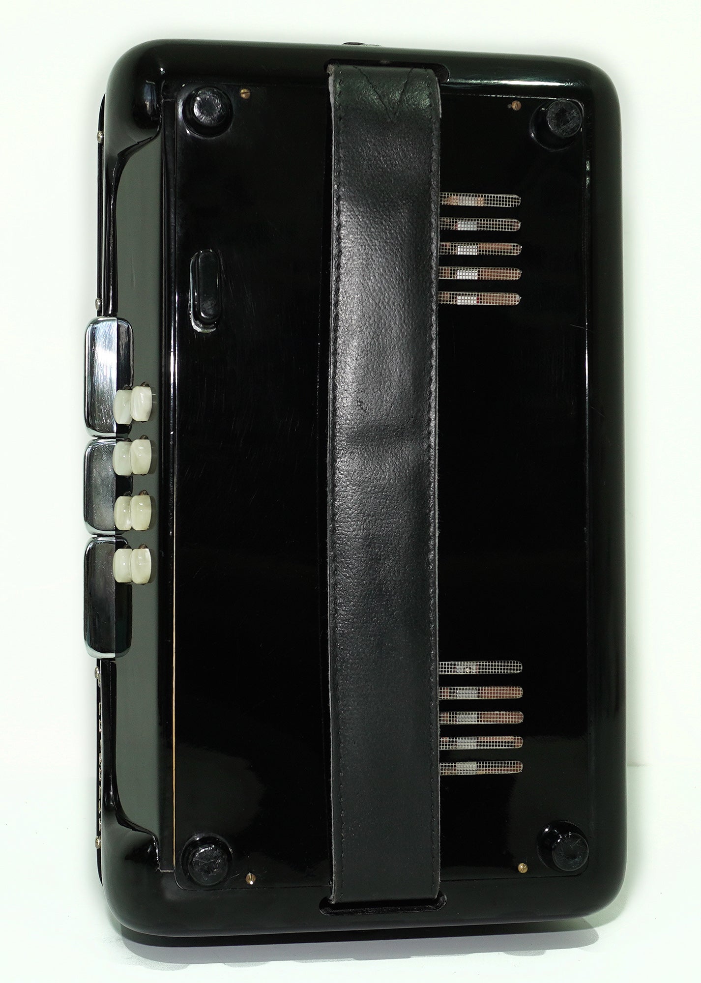 Hohner Ouverture V Diatonic Accordion, Original German Button Accordion Garmon, Luxury Harmonika Squeezebox Akkordeon, with Straps and Case, 2543
