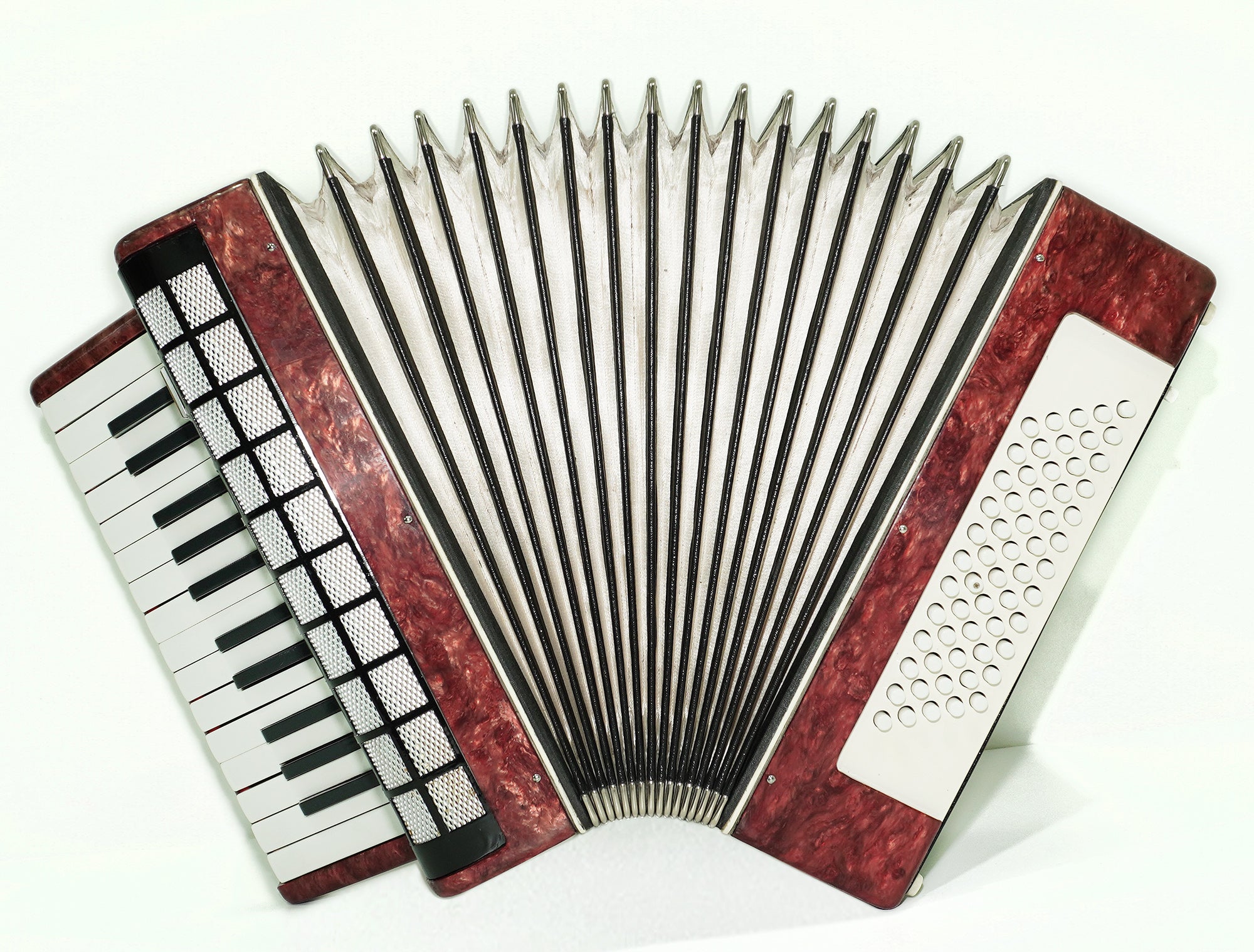 Lightweight Piano Accordion 60 Bass Yunost for Beginners Children Kids, New Straps, Small Concertina Musicales for Study, 2550