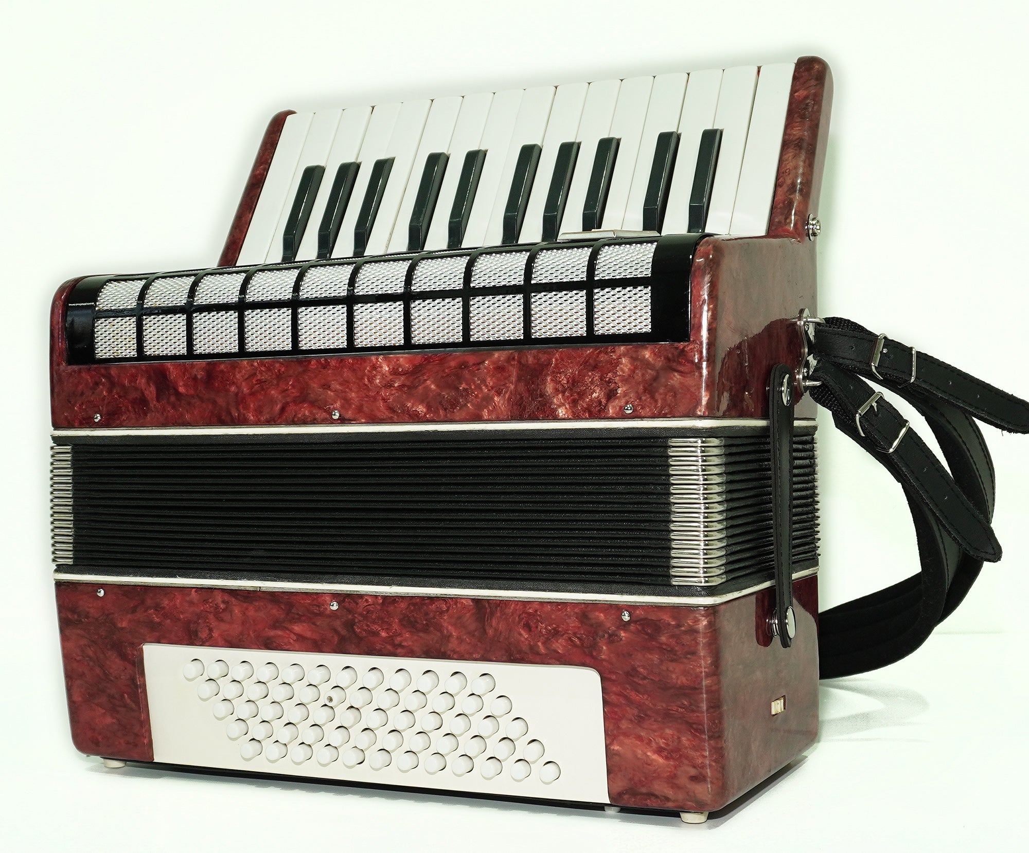 Lightweight Piano Accordion 60 Bass Yunost for Beginners Children Kids, New Straps, Small Concertina Musicales for Study, 2550