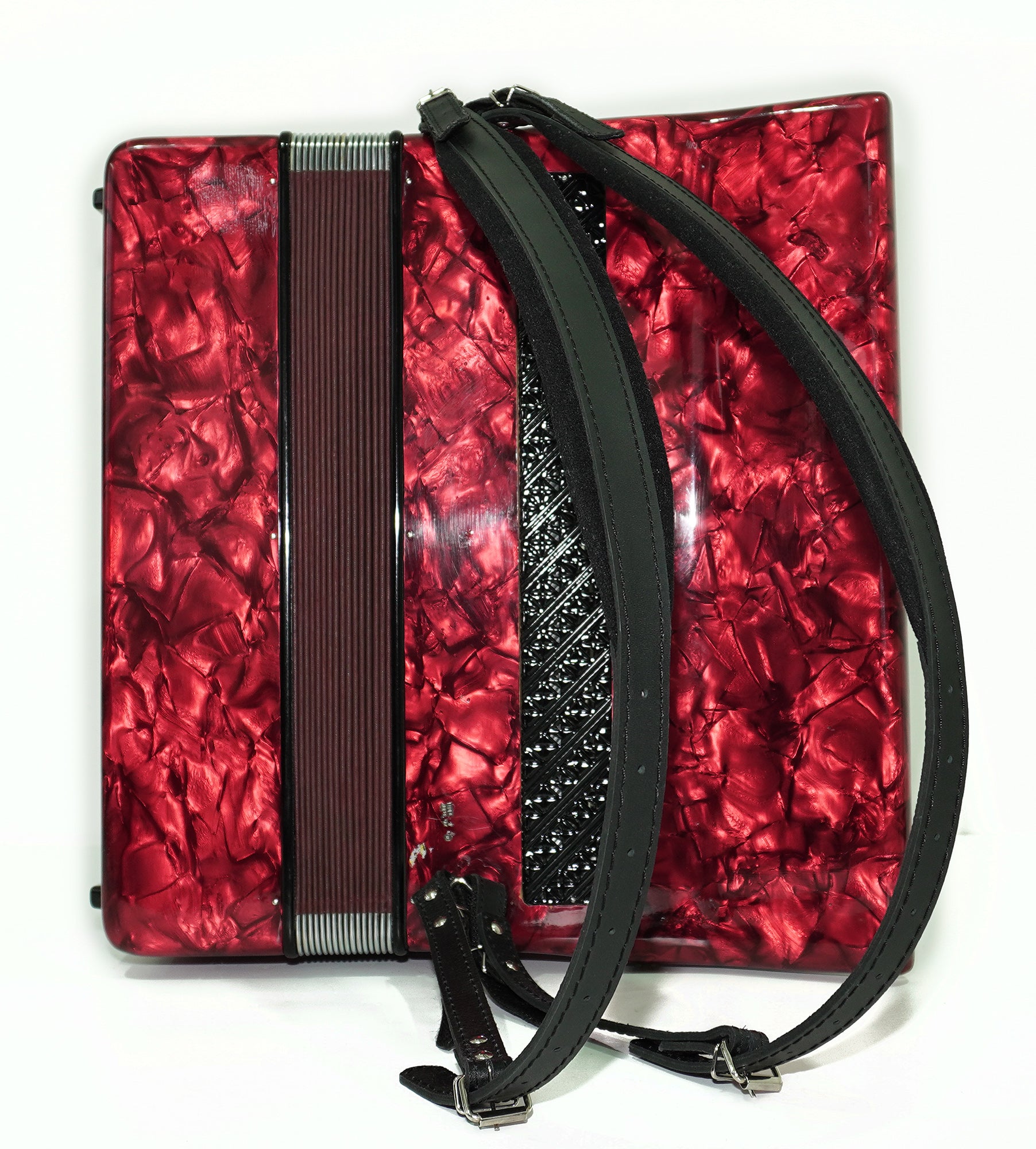 Weltmeister Consona Cassotto Piano Accordion, made in Germany, 96 Bass Buttons, New Straps, Soft Case, Quality Musical Instrument Keyboard Accordian, 2545