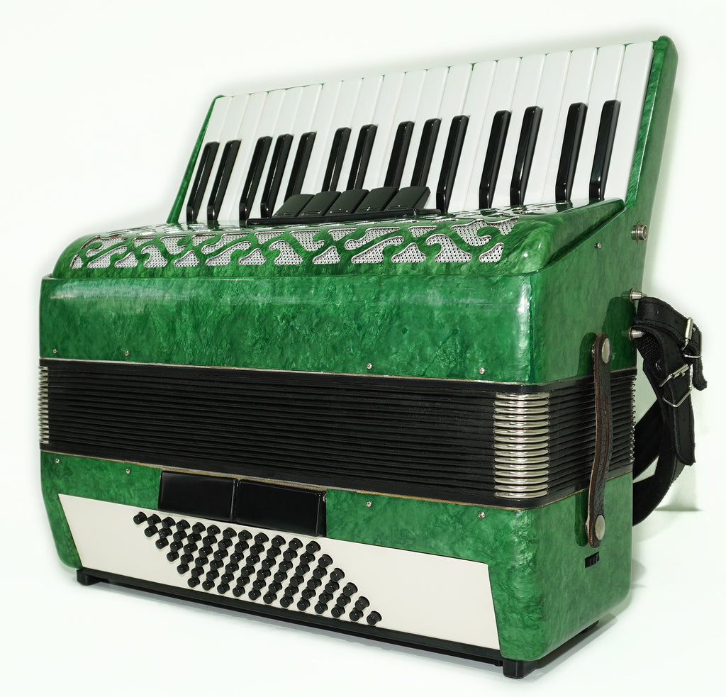 Russian Accordion 72 Bass Buttons, Original Keyboard Piano Accordian Musical Instrument, New Straps, Wonderful sound, Harmonica in Tune, 2551