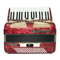 Vintage Lignatone Delicia Accord VII Pianoakkordeon 80 Bässe, hergestellt in der Tschechoslowakei, neue Riemen, originales Tasteninstrument, 2552