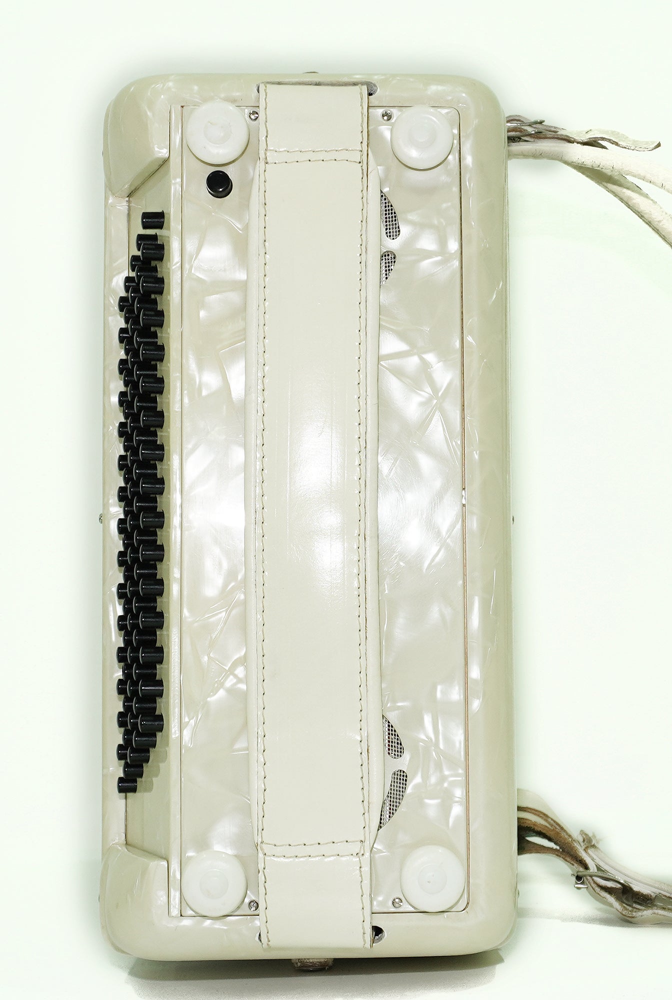 Crucianelli 5 Row Lightweight Button Accordion 80 Bass, C System, made in Italy, Rare Original Musical Instrument, Small Accordeone de Botones, 2554