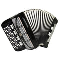Weltmeister Grandina 5 Row Button Accordion 120 Bass, B Griff, made in Germany, Concert Bayan with New Straps and Soft Case, Professional Bayan Accordian for Adults, 2555