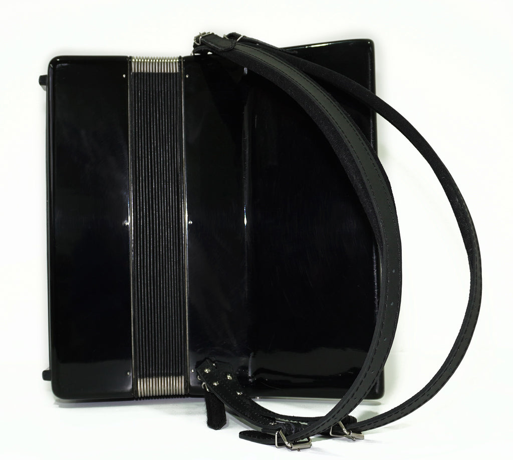 Weltmeister Stella Accordion 80 Bass made in Germany, New Straps and Soft Case for Gift, Vintage Keyboard Piano Accordian Musical Instrument, 2559