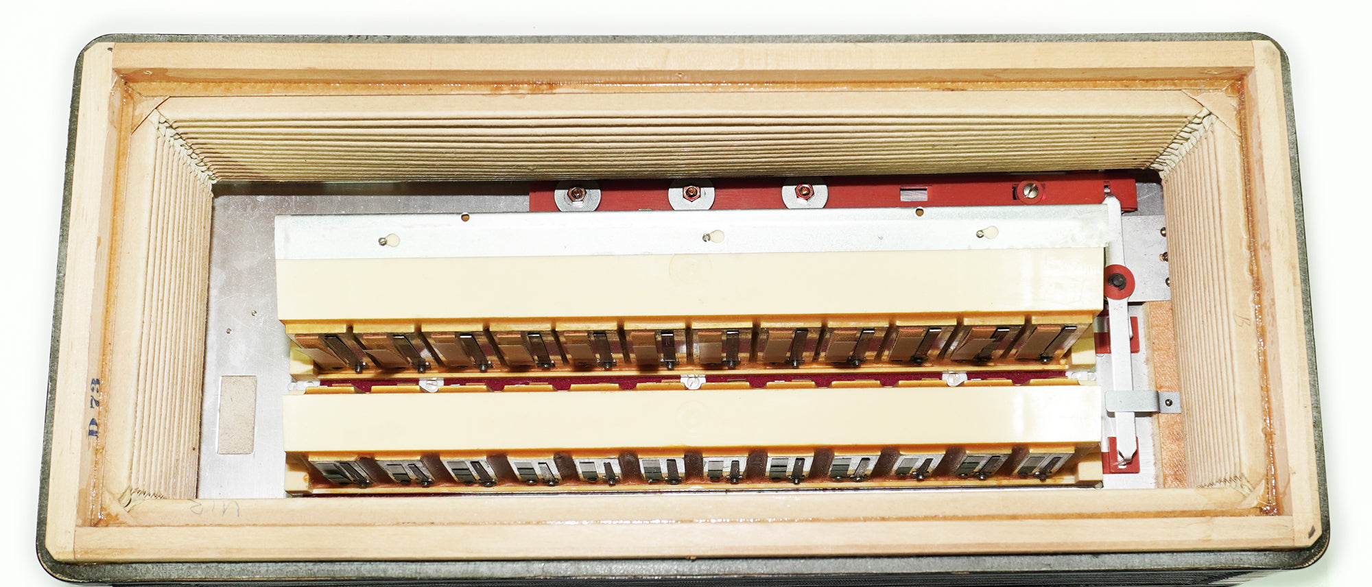 Weltmeister Stella Accordion 80 Bass made in Germany, New Straps and Soft Case for Gift, Vintage Keyboard Piano Accordian Musical Instrument, 2559