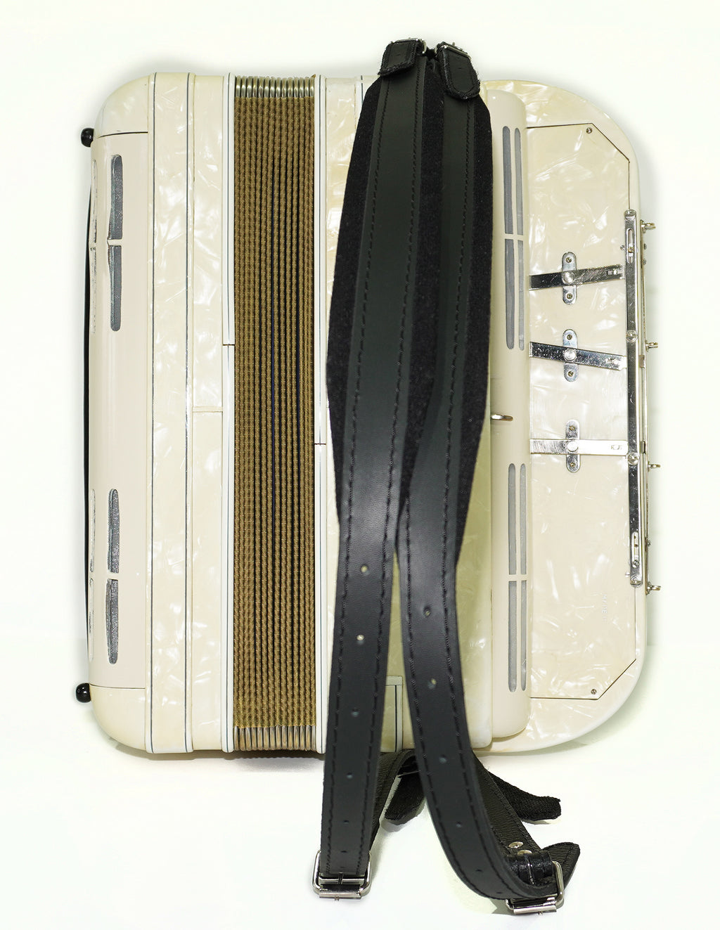 Vintage Hohner Artiste IV, 4 Rows Button Accordion, made in Germany, Rare Original Akkordeon, New Straps, Rich and Powerful Sound, 2560
