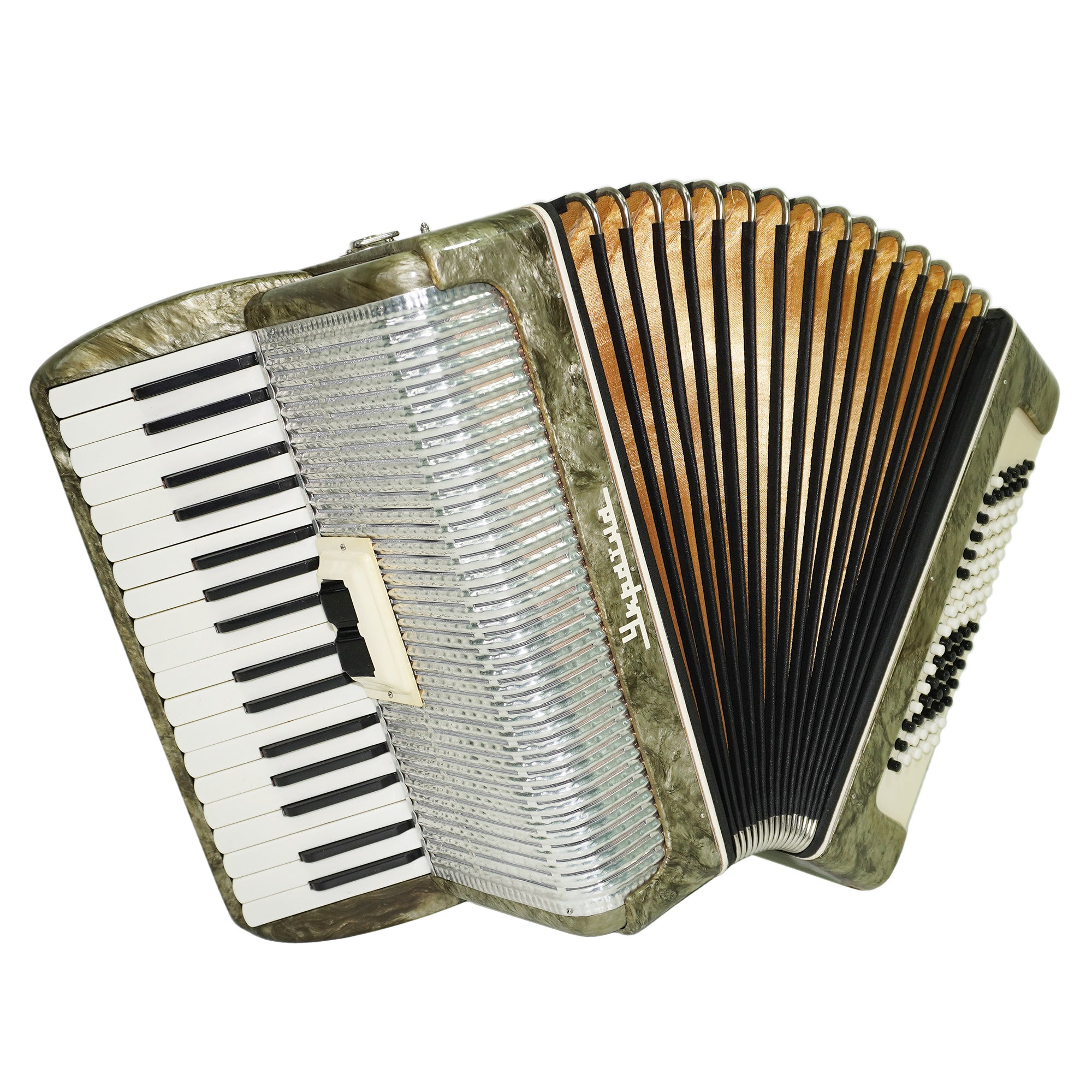 Ukraine Piano Accordion 80 Bass Buttons, New Straps, Lightweight Keyboard Accordian, Folk Musical Instrument, Wonderful sound, 2593