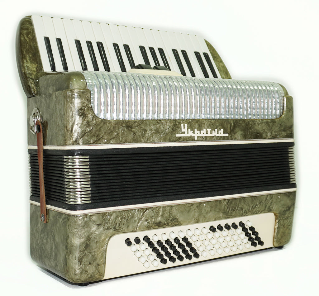 Ukraine Piano Accordion 80 Bass Buttons, New Straps, Lightweight Keyboard Accordian, Folk Musical Instrument, Wonderful sound, 2593