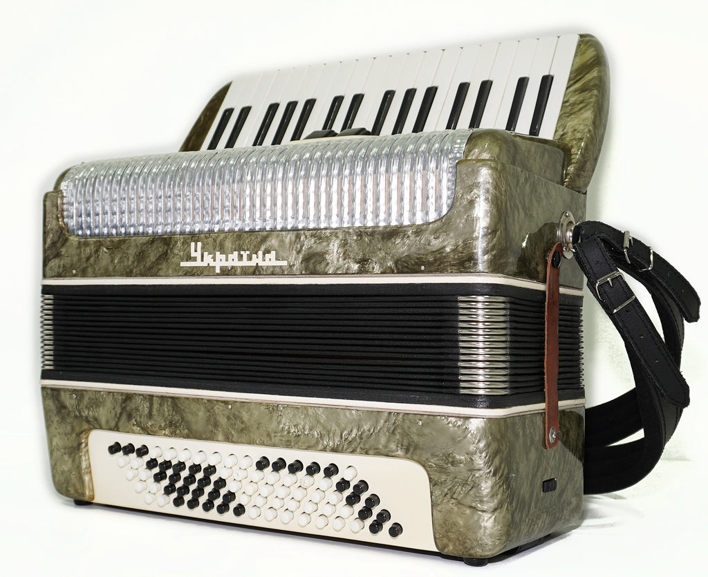 Ukraine Piano Accordion 80 Bass Buttons, New Straps, Lightweight Keyboard Accordian, Folk Musical Instrument, Wonderful sound, 2593