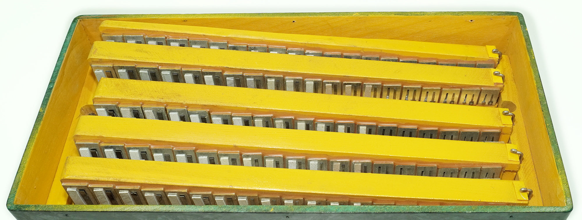Bayan 3 Row Button Accordion Kreminne 120 Bass, Folk Accordian Harmonica, Garmoshka, with New Straps, Squeezebox, Old Soviet Bayan in Tune, 2575