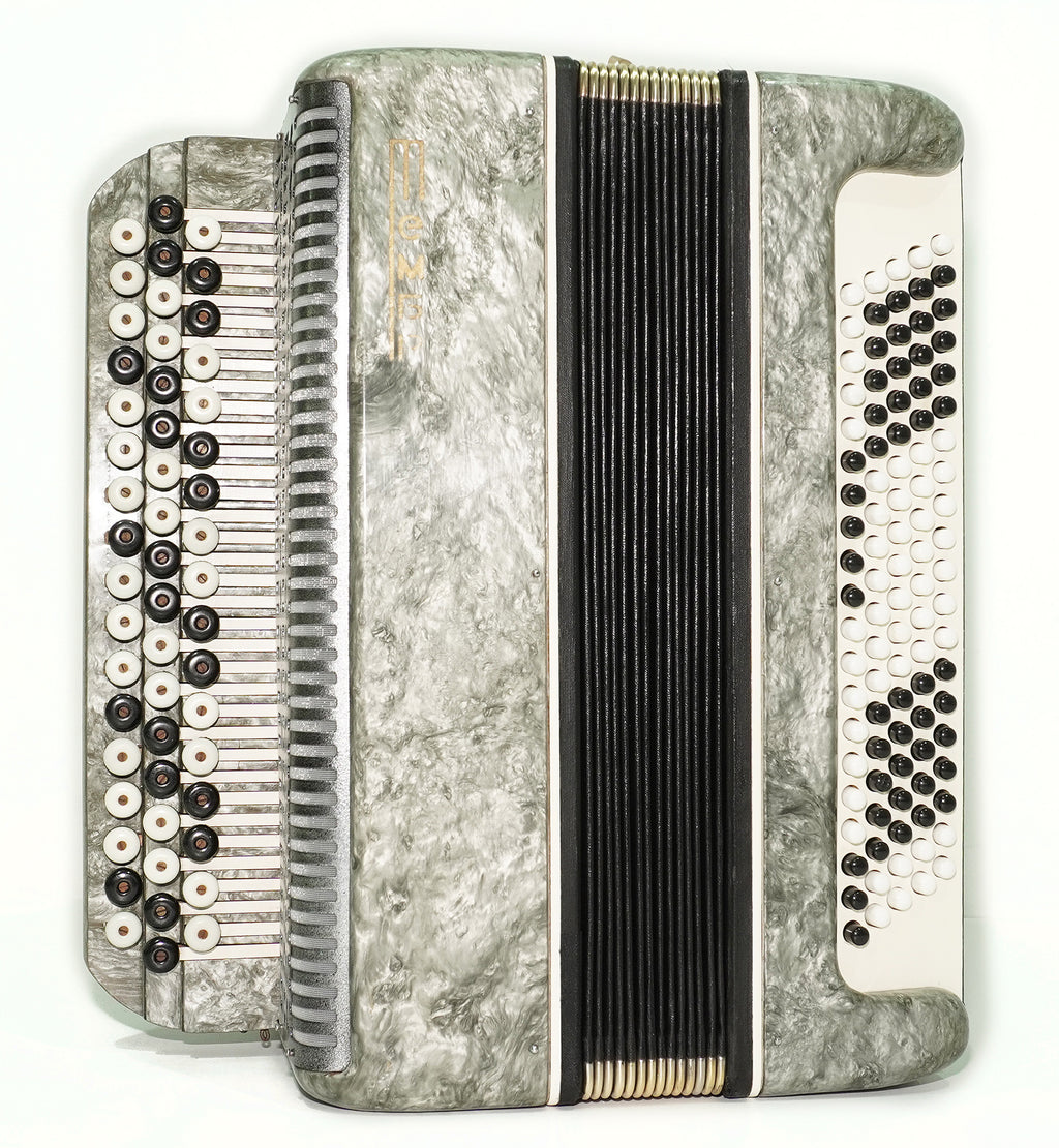 Russian Bayan Tembr, Button Accordion Instrument, 100 Bass Buttons, New Straps, Concertina Stradella B System, Soviet Harmonica in Tune, 2629