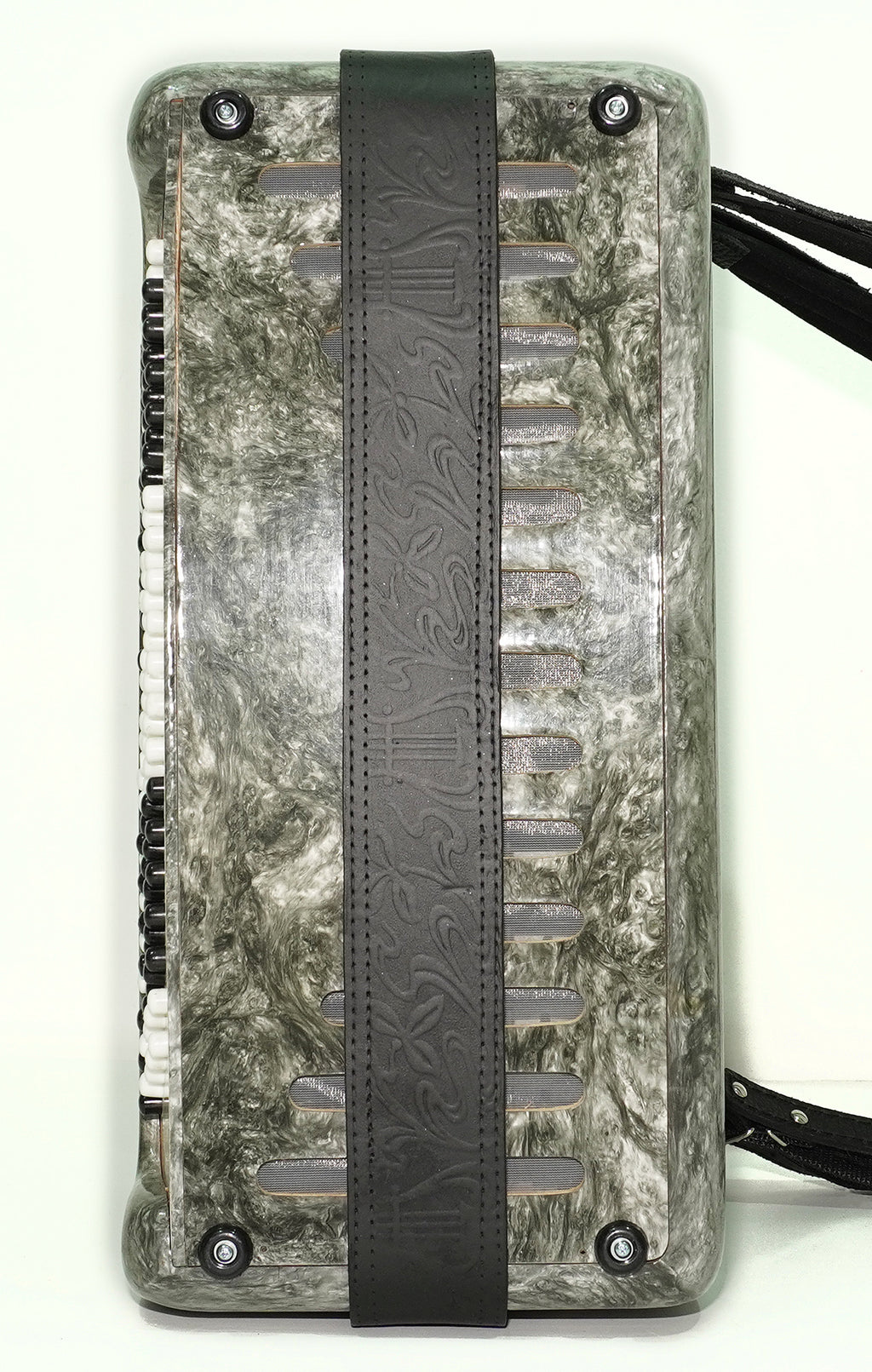 Russian Bayan Tembr, Button Accordion Instrument, 100 Bass Buttons, New Straps, Concertina Stradella B System, Soviet Harmonica in Tune, 2629