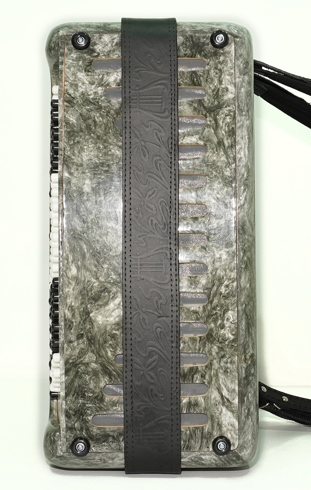 Russian Bayan Tembr, Button Accordion Instrument, 100 Bass Buttons, New Straps, Concertina Stradella B System, Soviet Harmonica in Tune, 2629