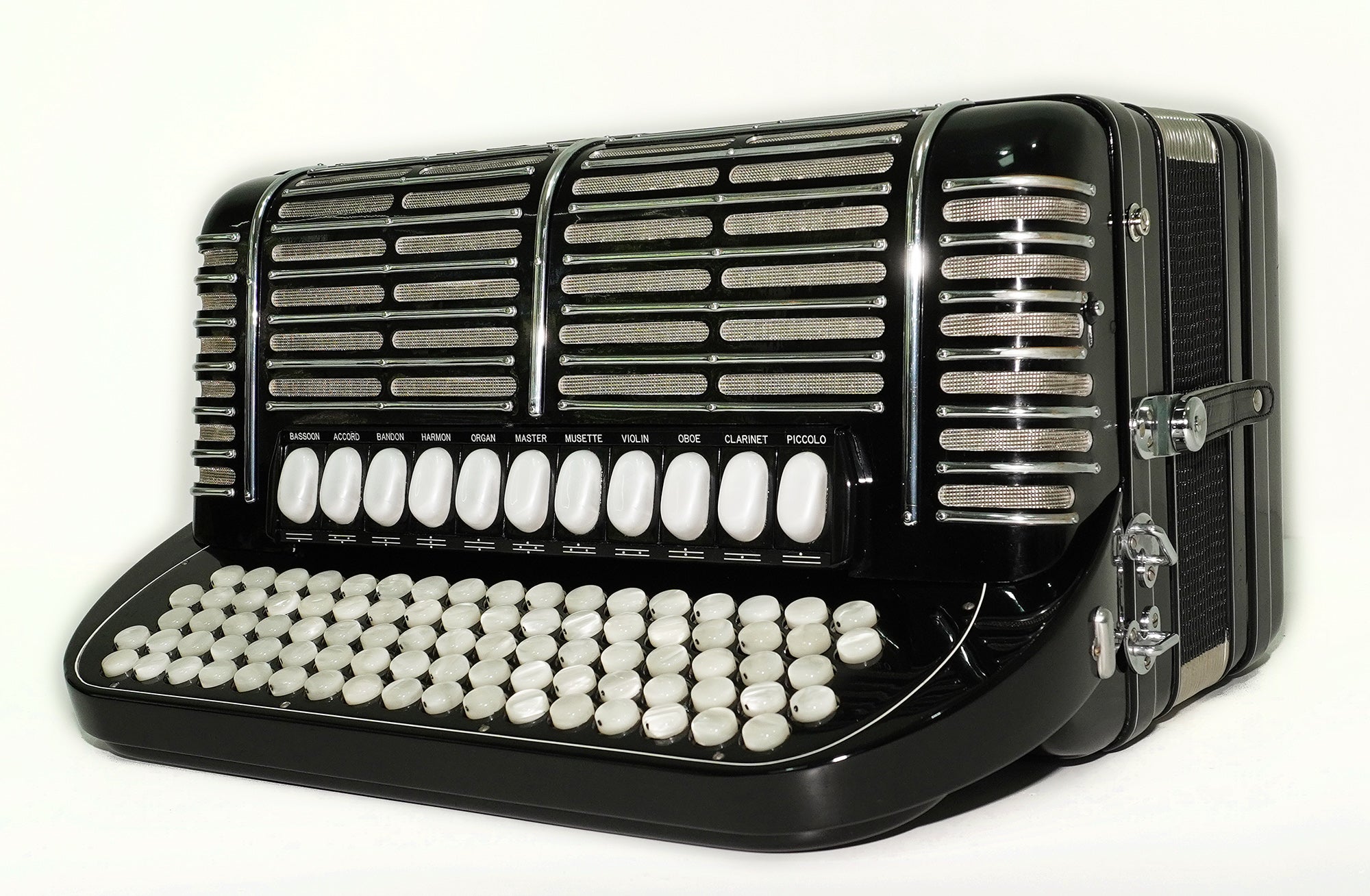 Hohner Morino Artiste VI N Button Accordion 120 Bass, C Griff, made in Germany, Straps and Hard Case, 5 Rows Fisarmonica Knopfakkordeon, 2573