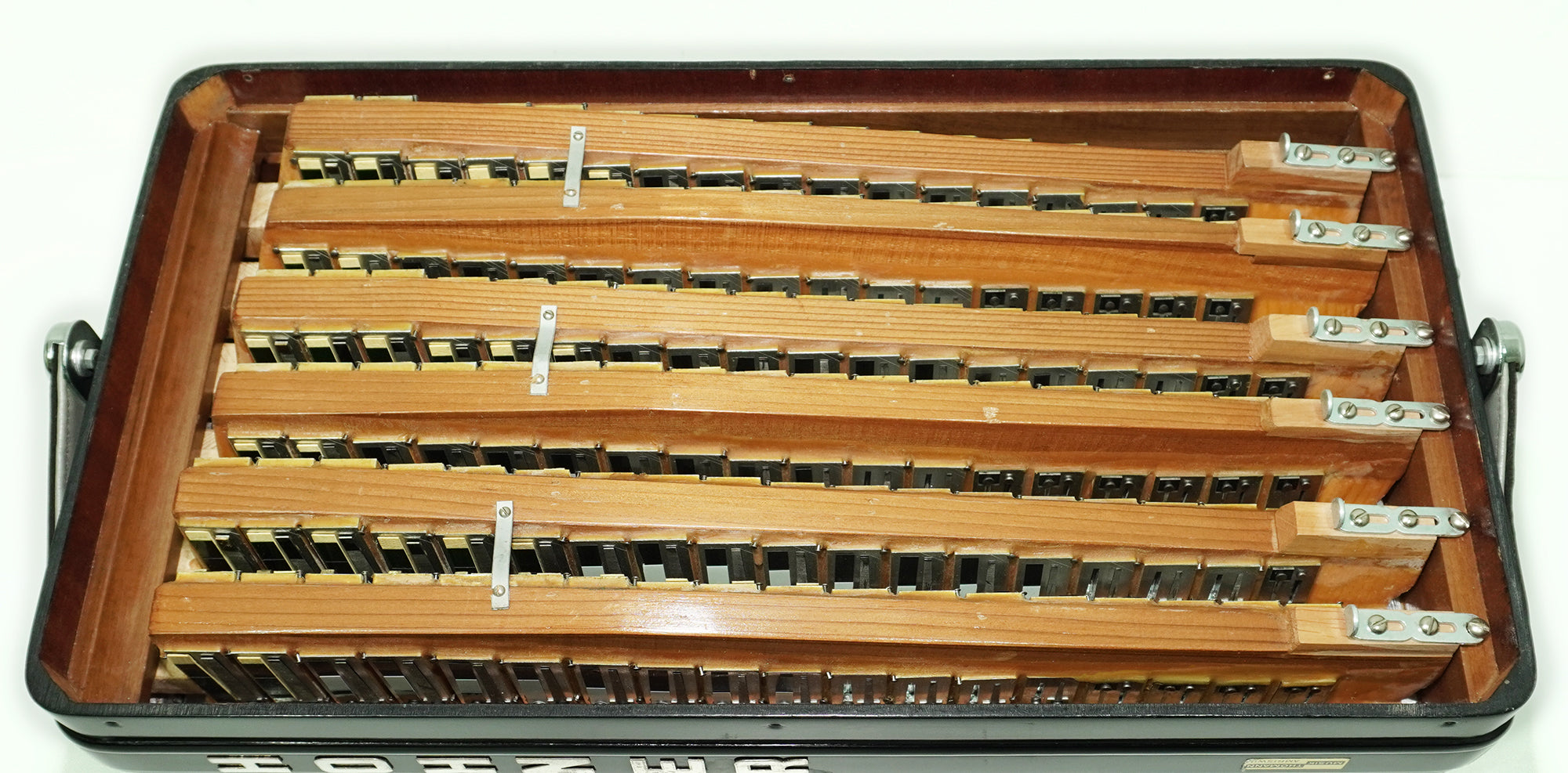 Hohner Morino Artiste VI N Button Accordion 120 Bass, C Griff, made in Germany, Straps and Hard Case, 5 Rows Fisarmonica Knopfakkordeon, 2573