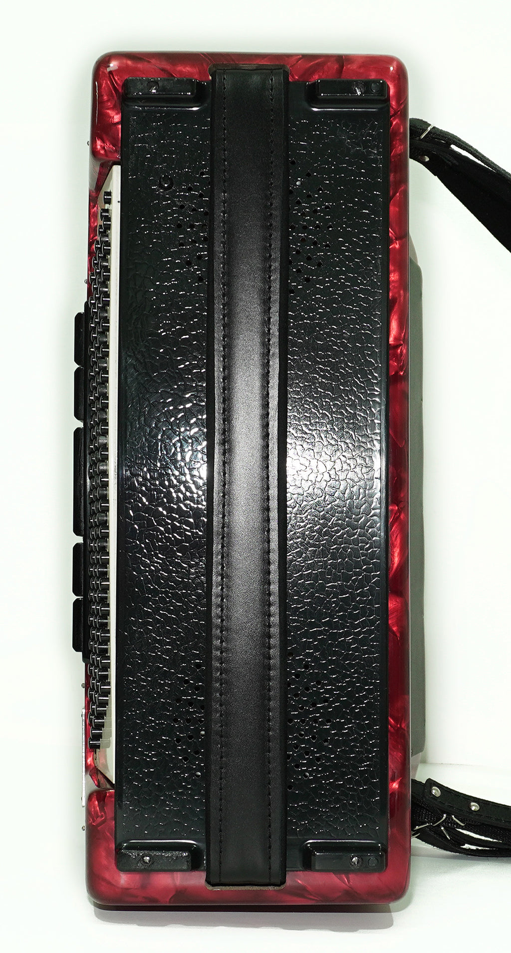 Weltmeister Grandina Button Accordion made in Germany, Concert Bayan B Griff Stradella, New Straps Soft Case, Professional 5 Row Accordion, 2580