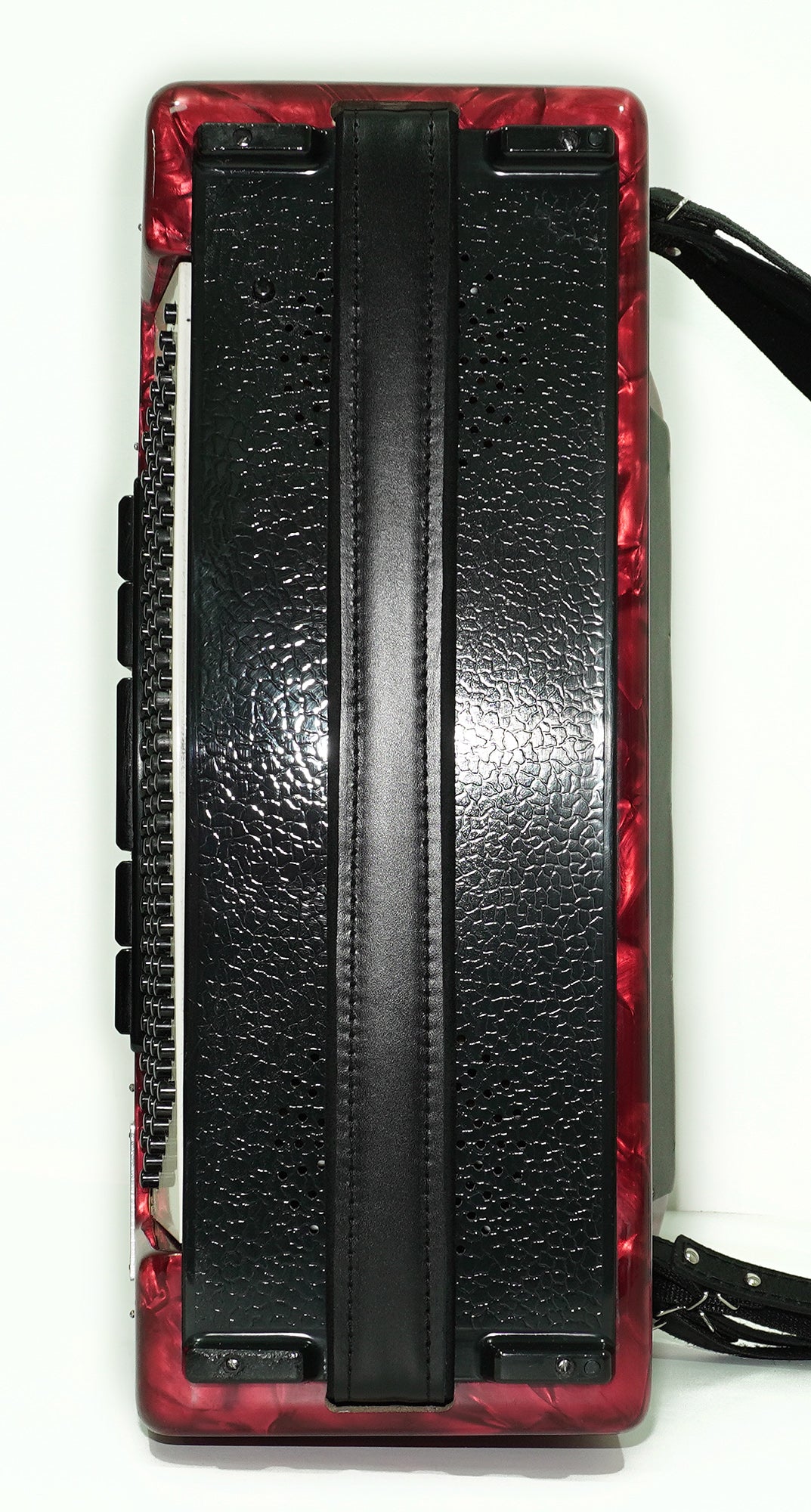 Weltmeister Grandina Button Accordion made in Germany, Concert Bayan B Griff Stradella, New Straps Soft Case, Professional 5 Row Accordion, 2580