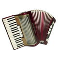Weltmeister 80 Bass Accordion made in Germany, New Straps and Soft Case for Gift, Original Keyboard Piano Accordian Instrument, 2585