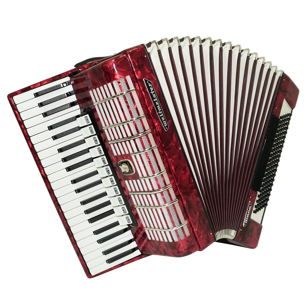 Full Size Weltmeister Diana Accordion 120 Bass, made in Germany, Straps and Hard Case, Original Keyboard Piano Accordian, 2605