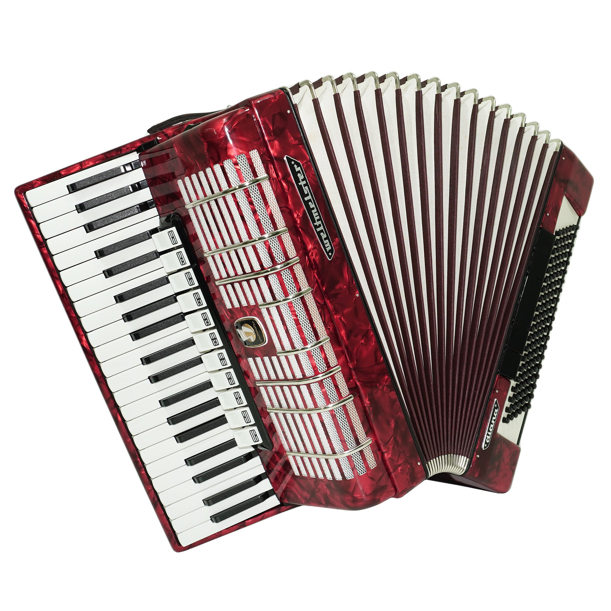 Full Size Weltmeister Diana Accordion 120 Bass, made in Germany, Straps and Hard Case, Original Keyboard Piano Accordian, 2605