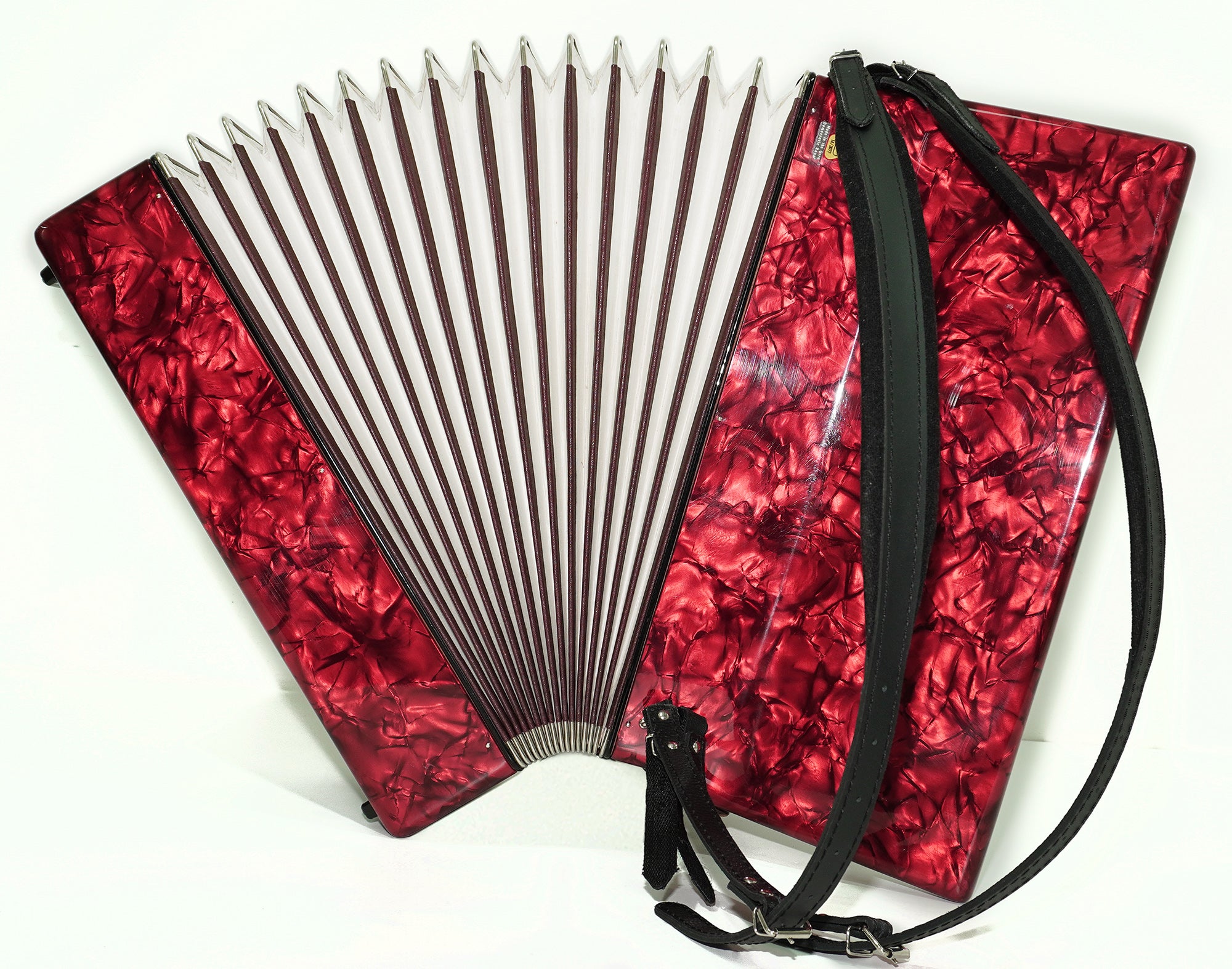 Full Size Weltmeister Diana Accordion 120 Bass, made in Germany, Straps and Hard Case, Original Keyboard Piano Accordian, 2605