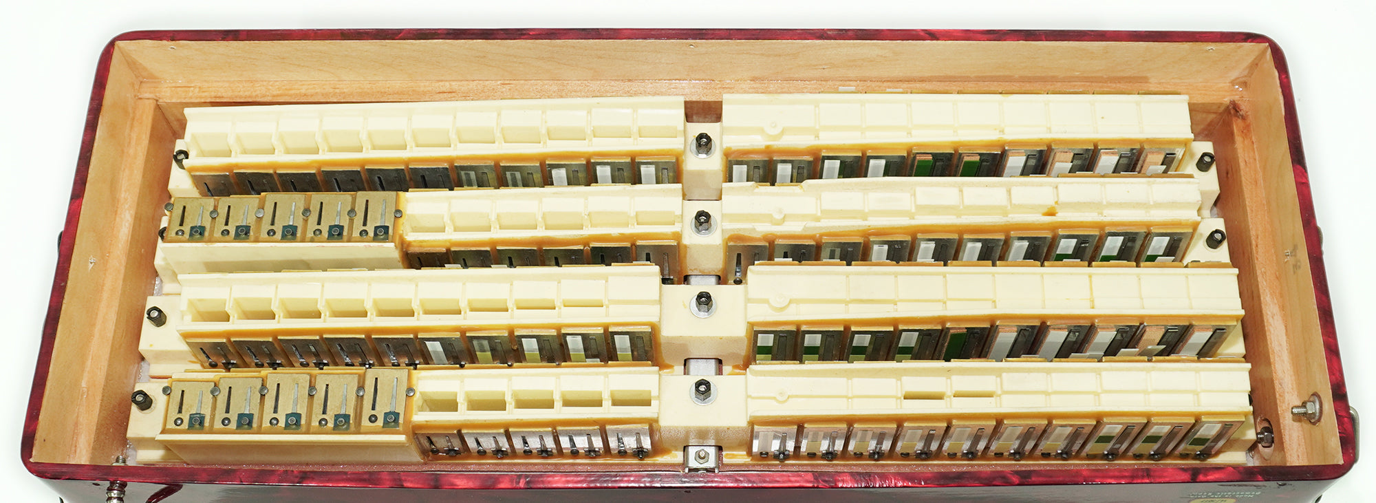 Full Size Weltmeister Diana Accordion 120 Bass, made in Germany, Straps and Hard Case, Original Keyboard Piano Accordian, 2605