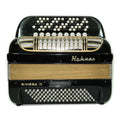 Hohner Riviera III B Griff Bayan Lightweight 5 Row Button Accordion 96 Bass made in Germany, Straps, Hard Case, Accordeone de Botones, 2603