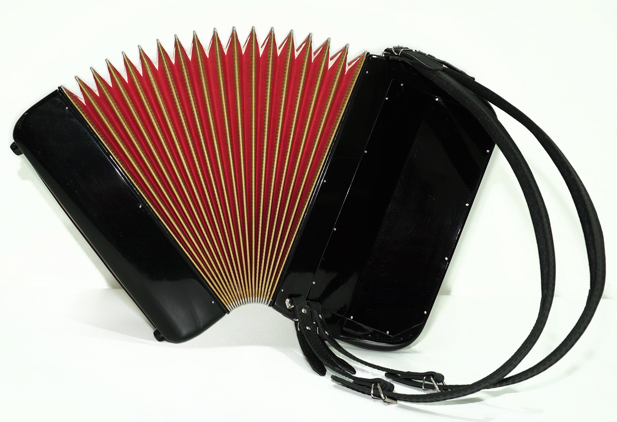 Hohner Riviera III B Griff Bayan Lightweight 5 Row Button Accordion 96 Bass made in Germany, Straps, Hard Case, Accordeone de Botones, 2603