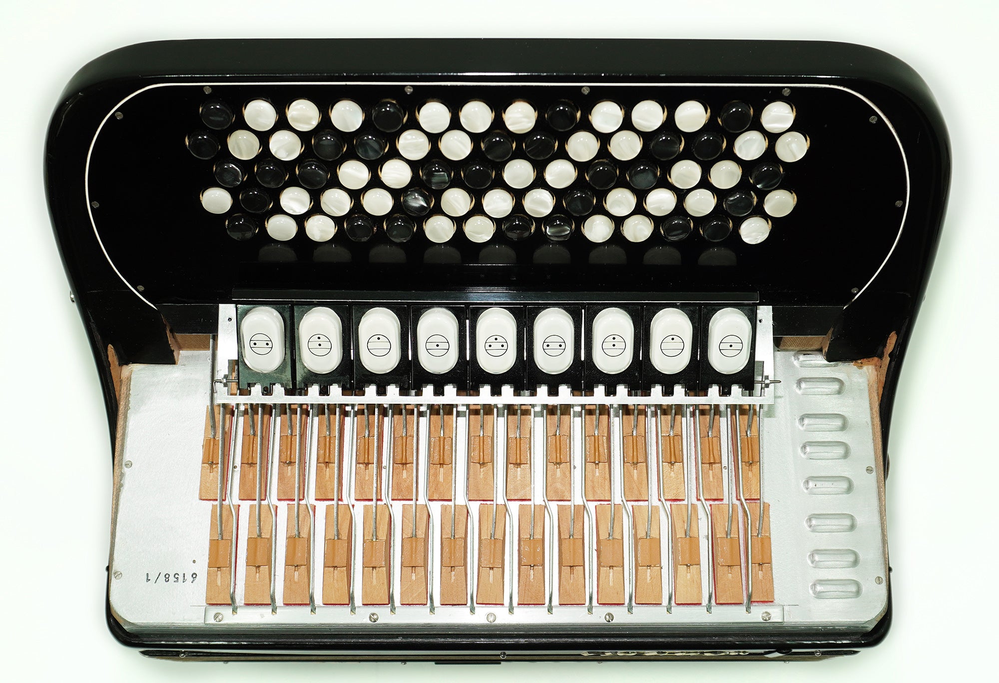 Hohner Riviera III B Griff Bayan Lightweight 5 Row Button Accordion 96 Bass made in Germany, Straps, Hard Case, Accordeone de Botones, 2603