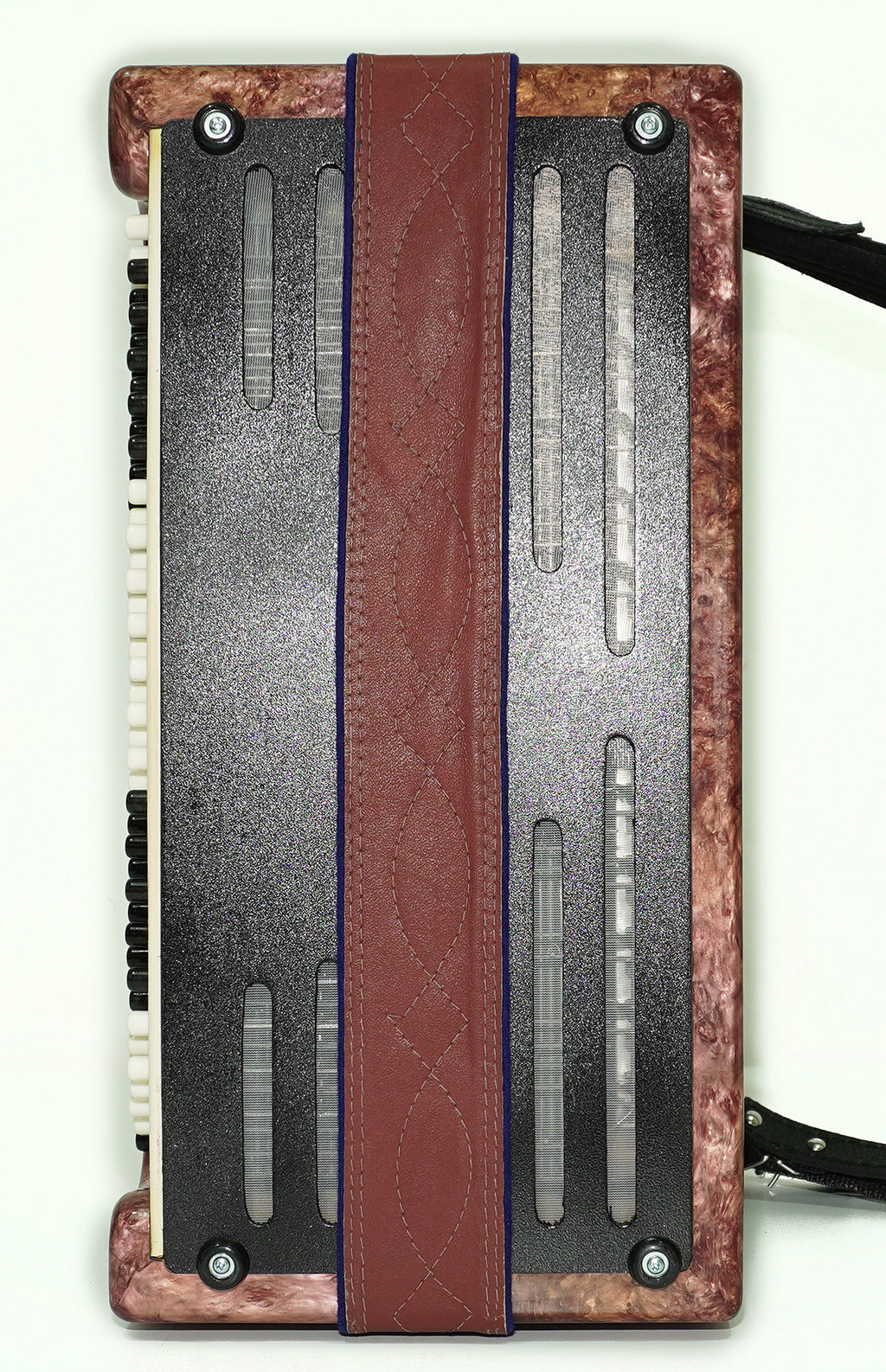 Bayan Kungur, 3 Row Chromatic Button Accordion in Tune, Vintage Bayan B System, New Straps for Gift, Soviet Garmoshka, 2610
