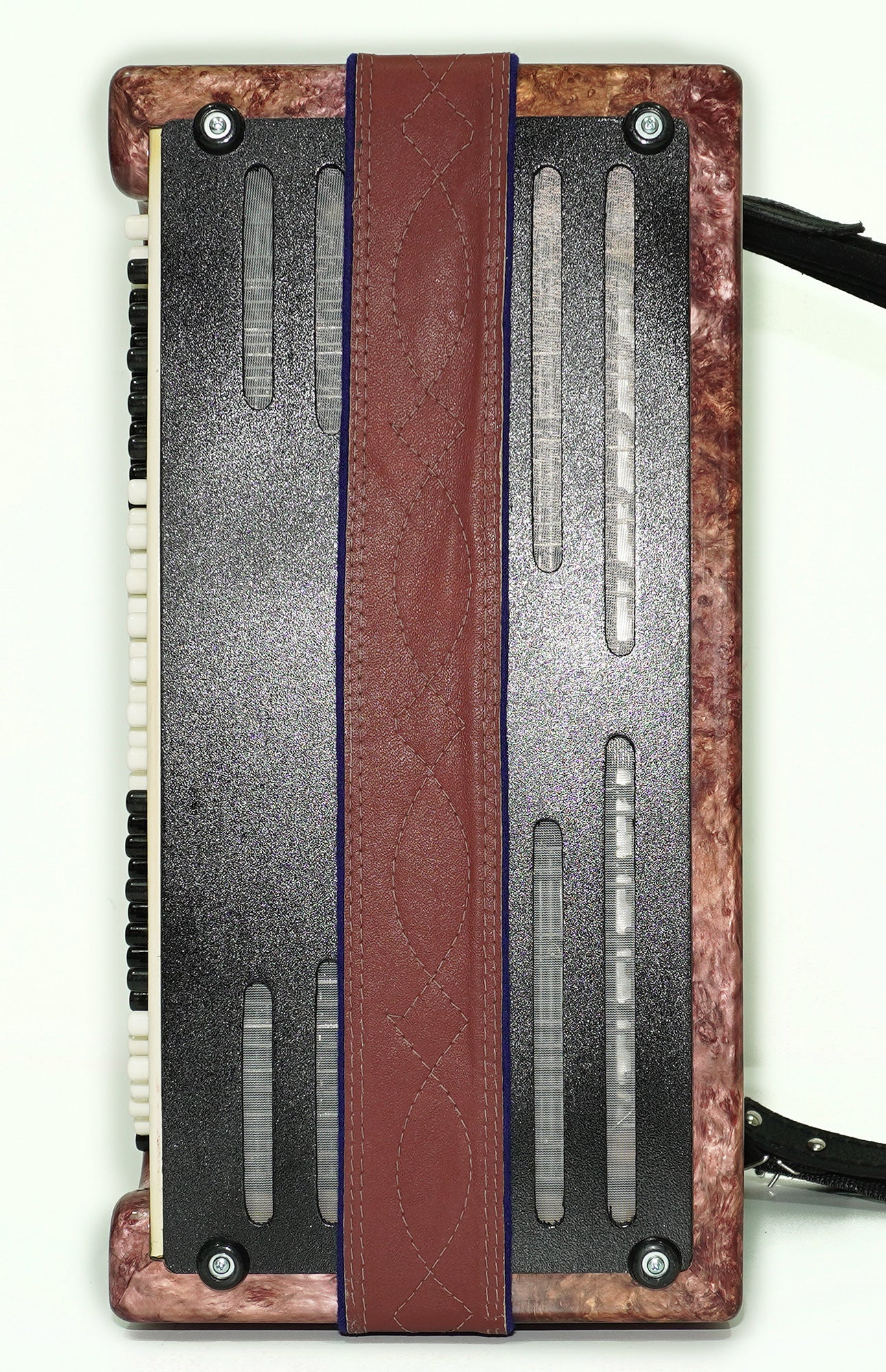 Bayan Kungur, 3 Row Chromatic Button Accordion in Tune, Vintage Bayan B System, New Straps for Gift, Soviet Garmoshka, 2610