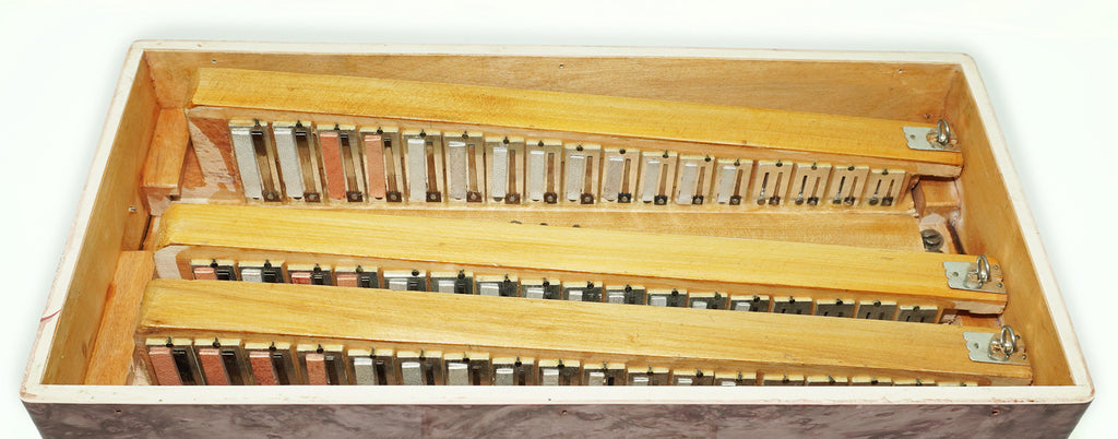 Bayan Kungur, 3 Row Chromatic Button Accordion in Tune, Vintage Bayan B System, New Straps for Gift, Soviet Garmoshka, 2610