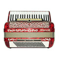 Horch Deluxe Full Size Piano Accordion 120 Bass, made in Germany, New Straps and Hard Case, Powerful Sound! Musical Instrument for Adults! 2606