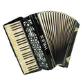 Hess Klingenthal Vintage Accordion 120 Bass, made in Germany, Lightweight Old Original Piano Accordion, New Straps, 2617