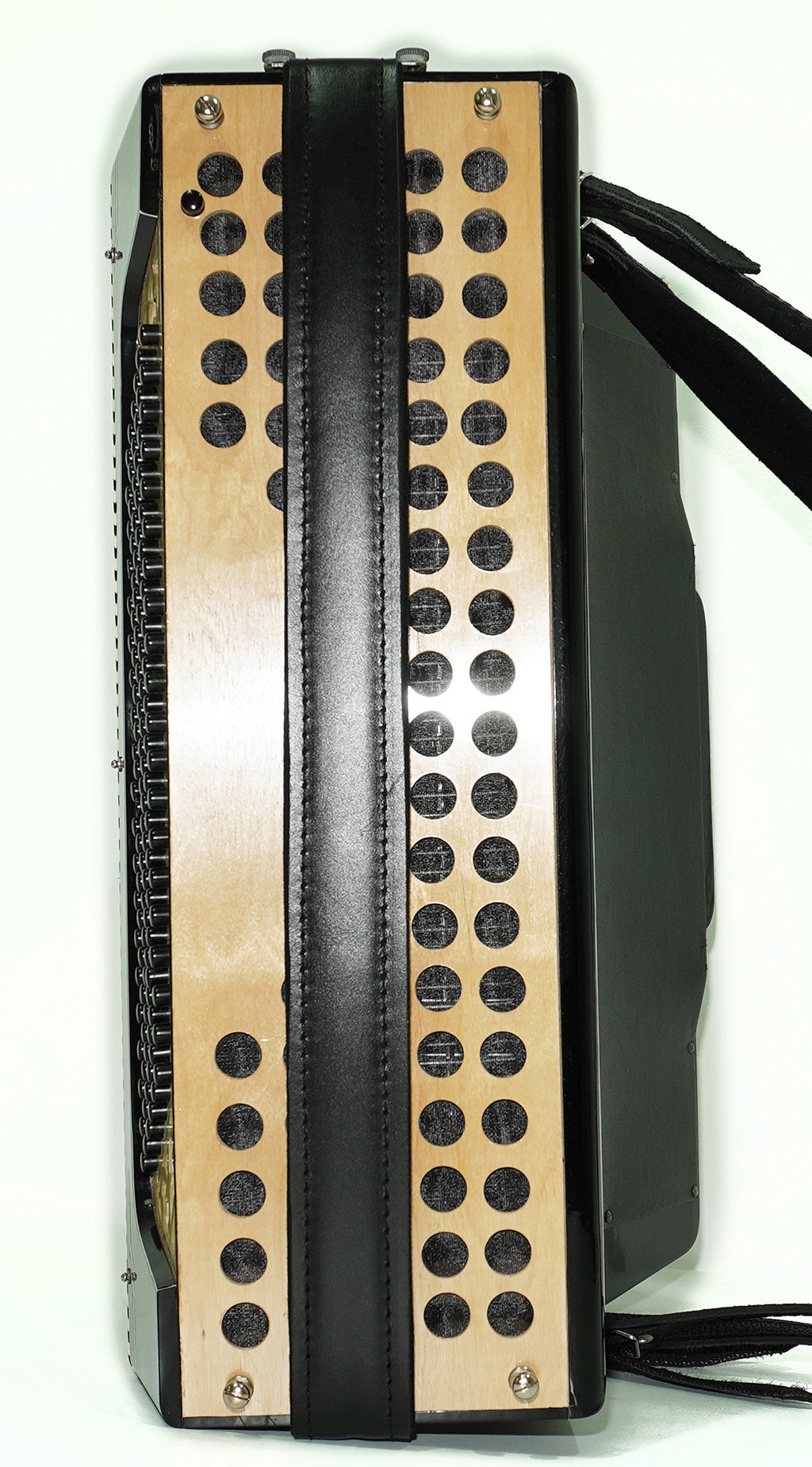 Hess Klingenthal Vintage Accordion 120 Bass, made in Germany, Lightweight Old Original Piano Accordion, New Straps, 2617