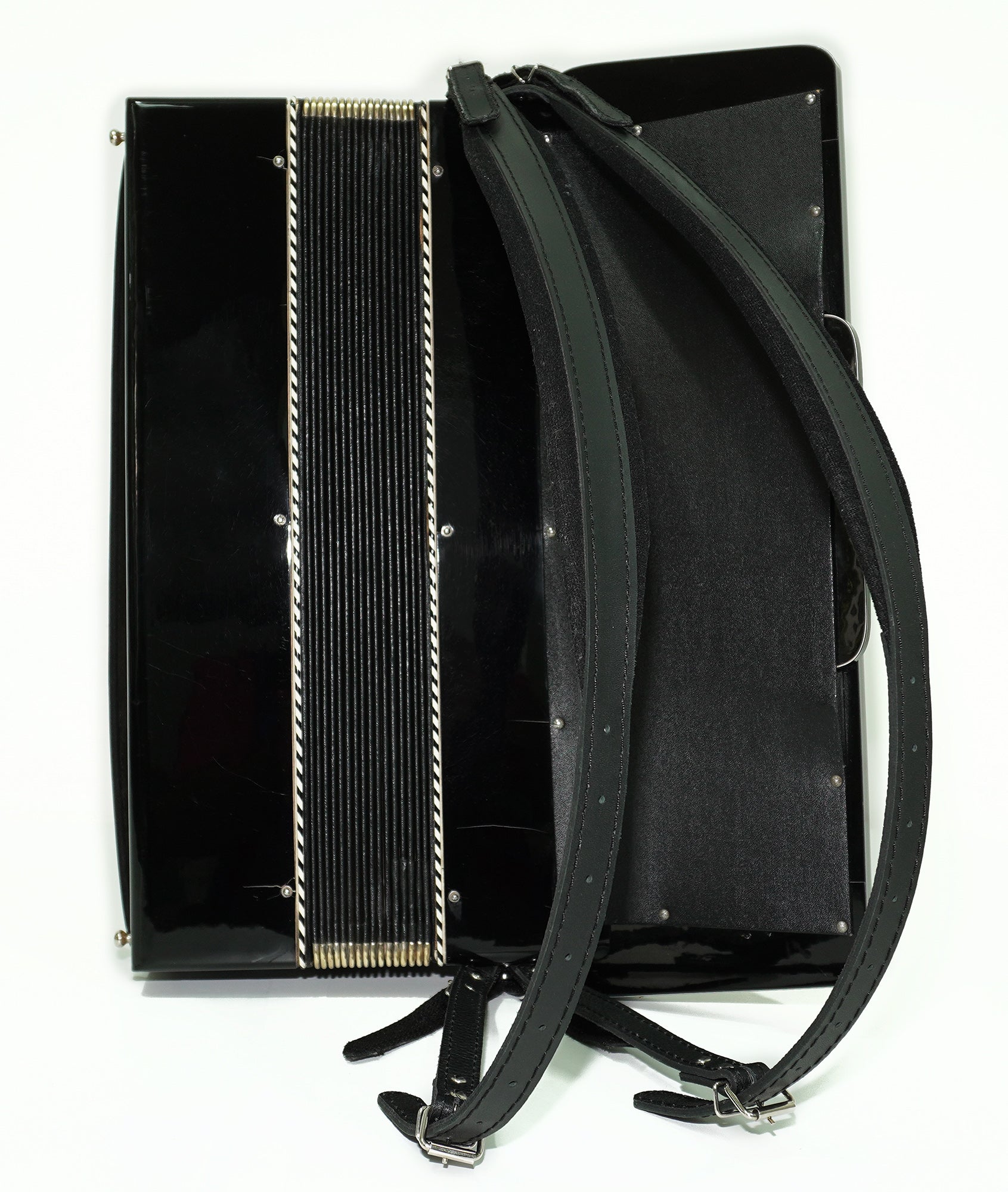 Hess Klingenthal Vintage Accordion 120 Bass, made in Germany, Lightweight Old Original Piano Accordion, New Straps, 2617