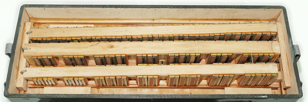 Hess Klingenthal Vintage Accordion 120 Bass, made in Germany, Lightweight Old Original Piano Accordion, New Straps, 2617