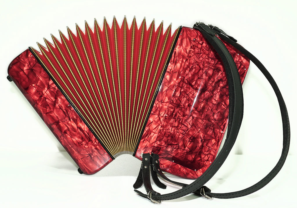 Hohner Riviera III 5 Row Lightweight Button Accordion 96 Bass made in Germany, C Griff, New Straps, Original Accordeone de Botones, 2616