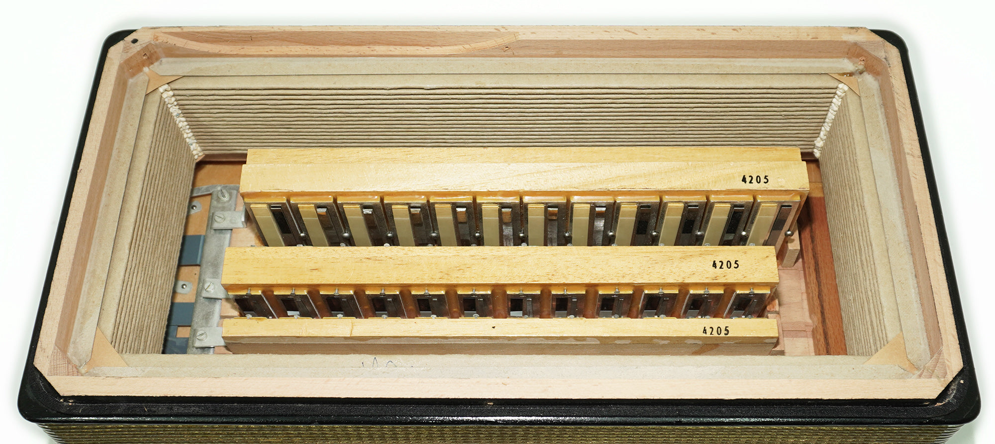 Hohner Riviera III 5 Row Lightweight Button Accordion 96 Bass made in Germany, C Griff, New Straps, Original Accordeone de Botones, 2616